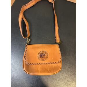 Indian Motorcycle Leather Crossbody Bag